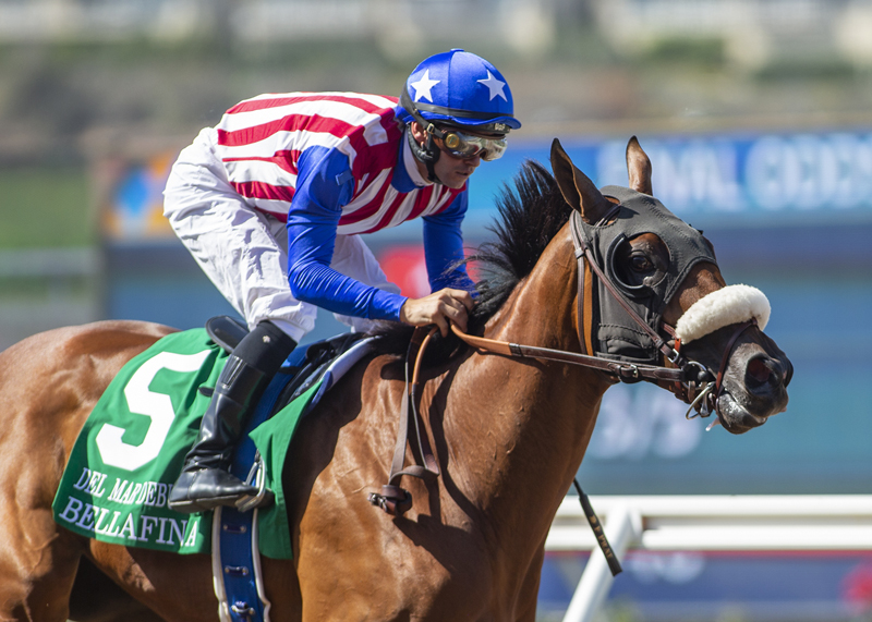 Bellafina Triumphs in Grade I Del Mar Debutante